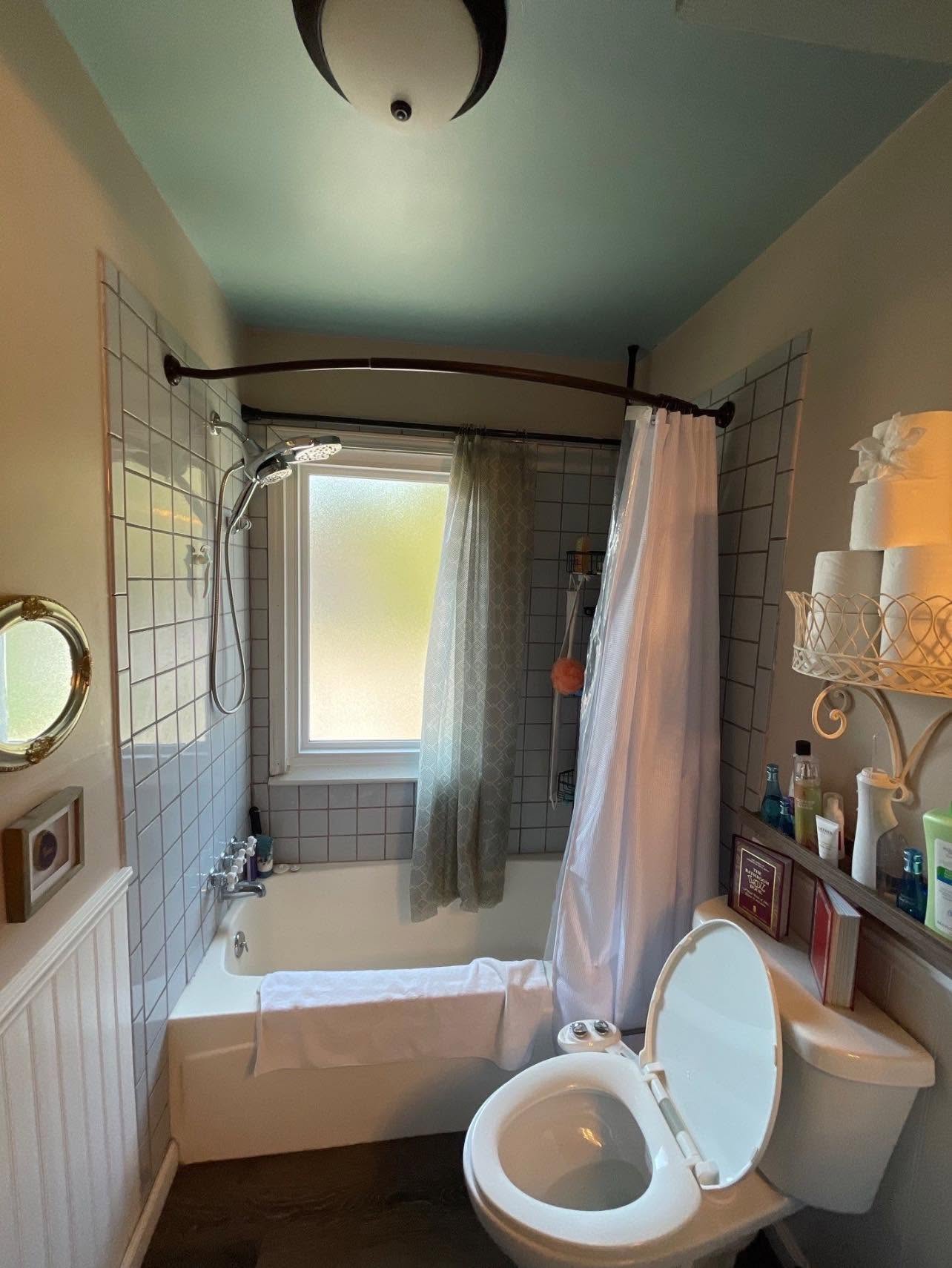 Before: shower bathroom